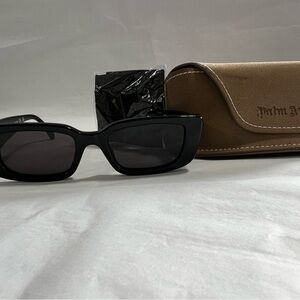 Palm Angels Yosemite Sunglasses with Brown Case